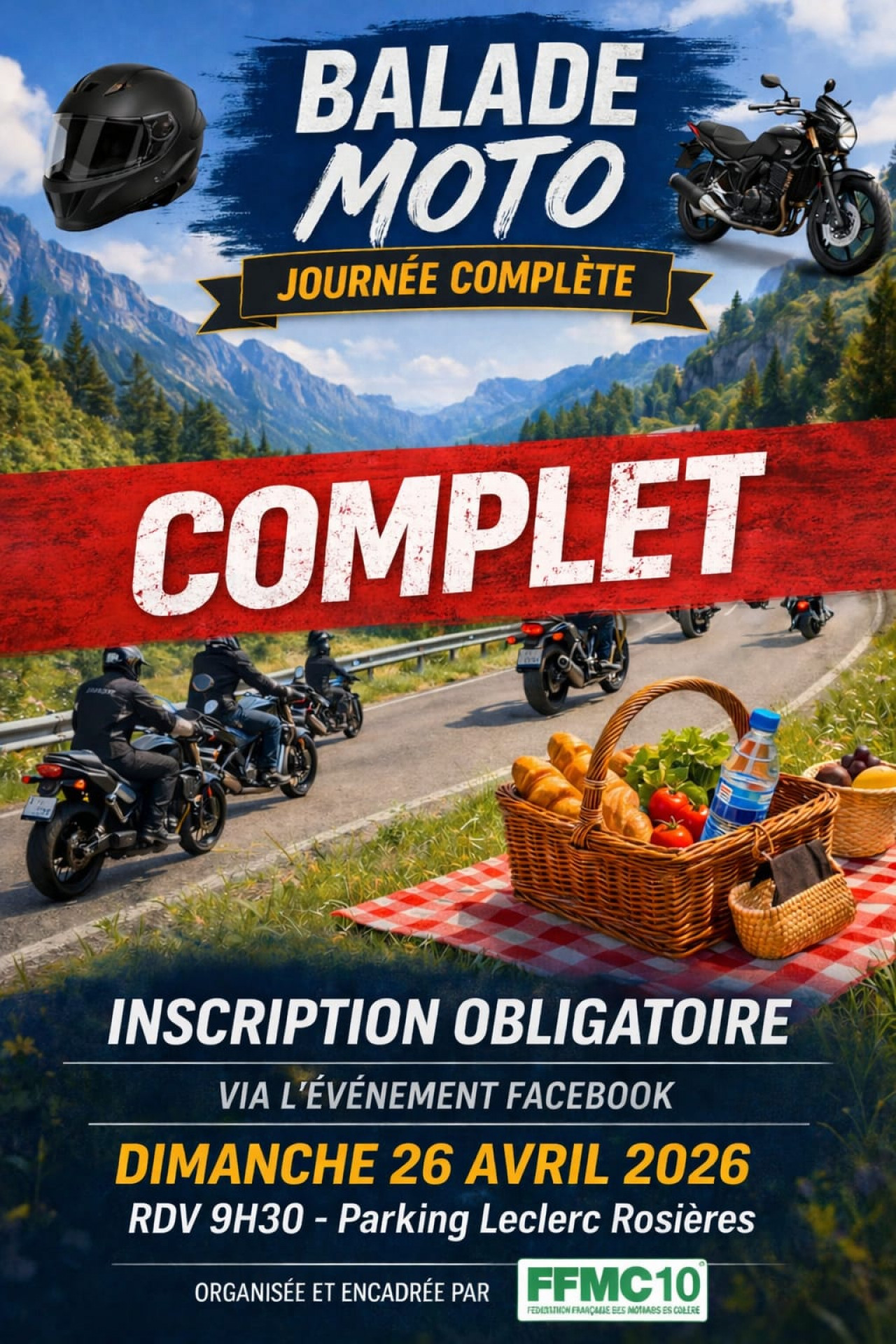 Balade moto de 26 avril 2026